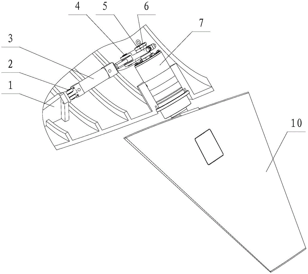 Steering gear of unmanned ocean robot