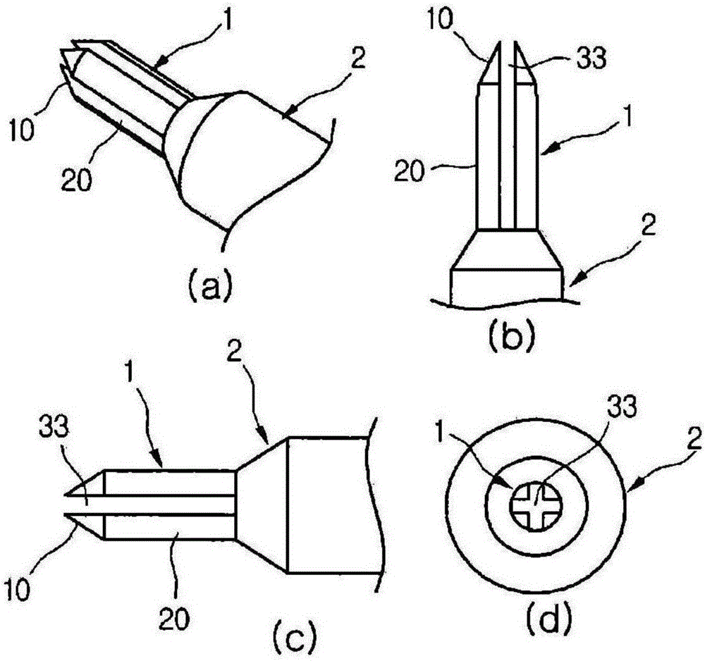 Miniature injection needle and integrated device thereof