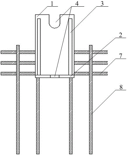 Fixing device and installation method of prefabricated concrete external wall panel