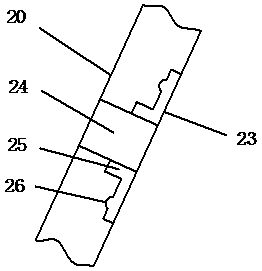 Wood floor keel and mounting method thereof