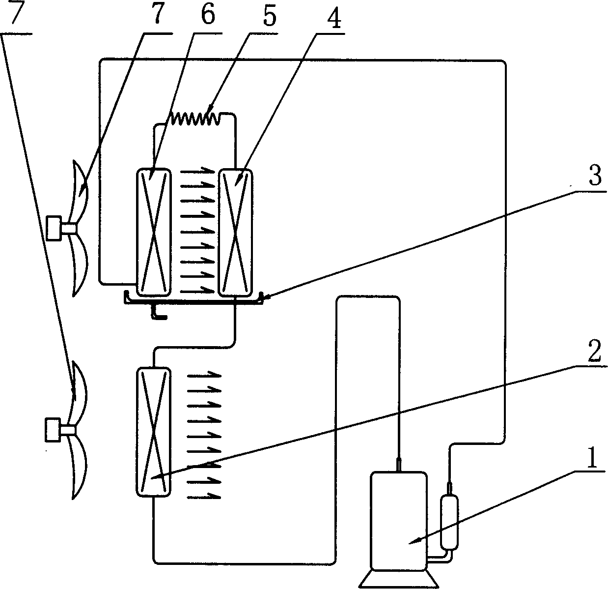 Integrated dehumidifier