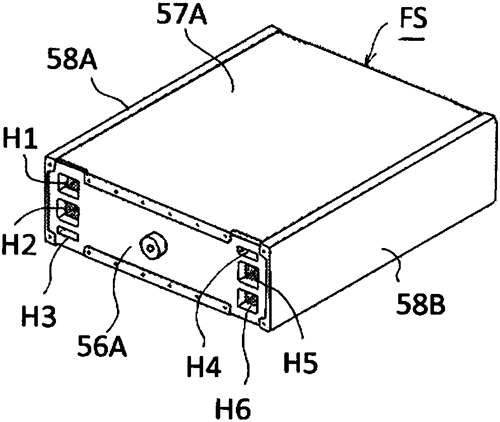 Fuel cell stack seal structure and production method therefor