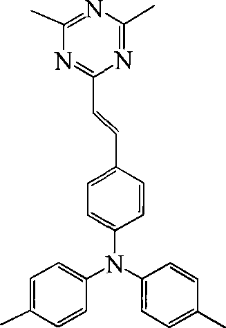 S-triazine derivates with white light and preparation method and application thereof