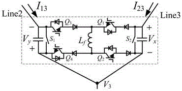 DC power flow controller and control method for multi-terminal flexible DC transmission system