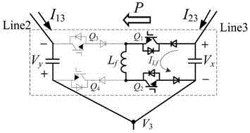 DC power flow controller and control method for multi-terminal flexible DC transmission system