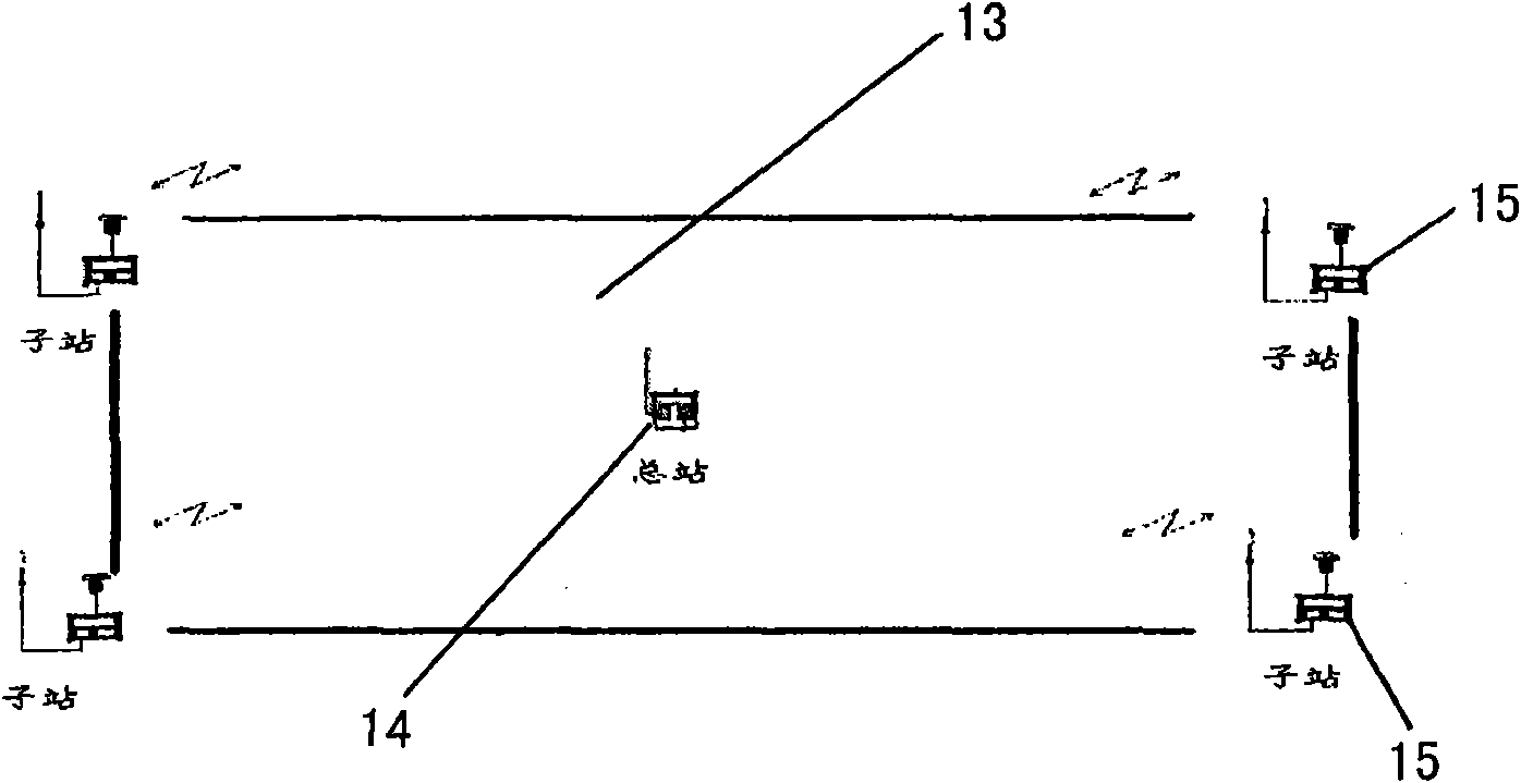 Monitoring system used in open radiation place