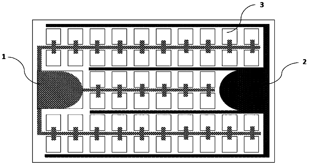 Front-mounted integrated unit light-emitting diode