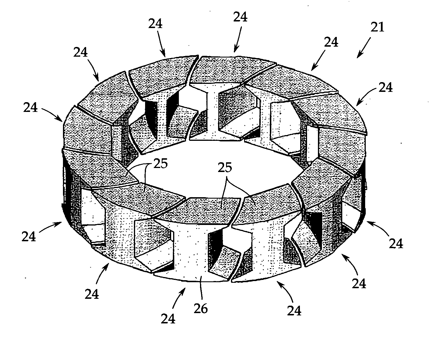 Axial gap electronic motor