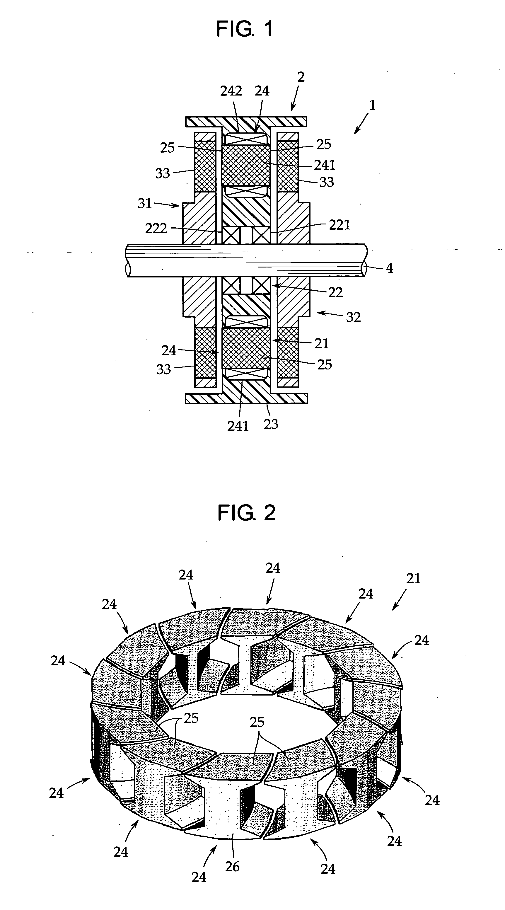 Axial gap electronic motor