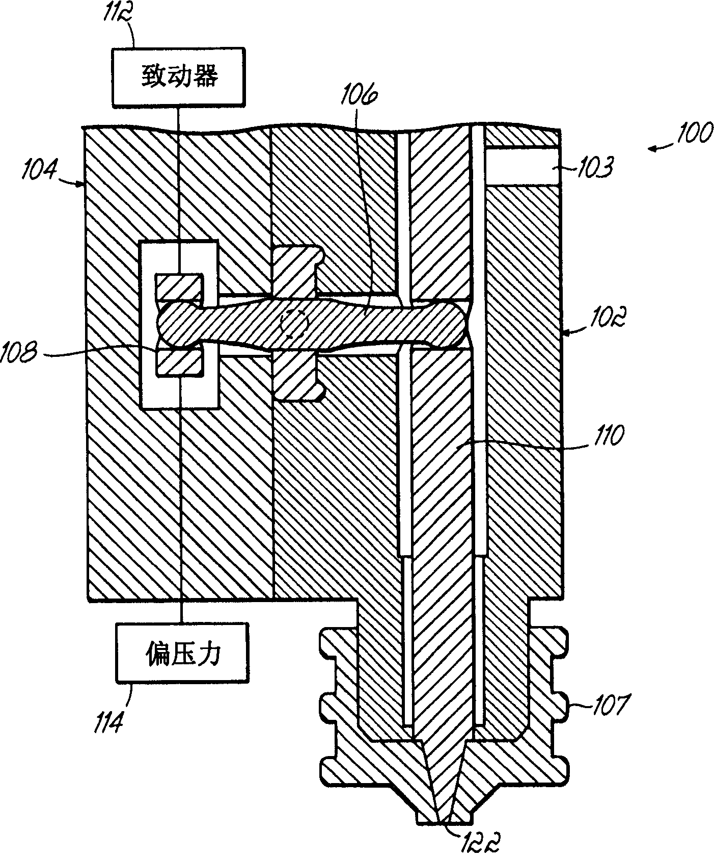 Dispenser having rotary actuator assembly