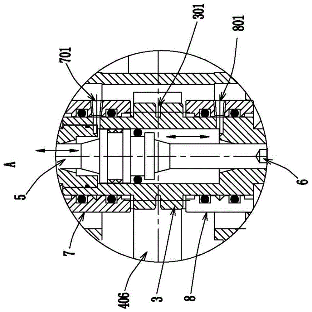 A pipe left and right bending mechanism