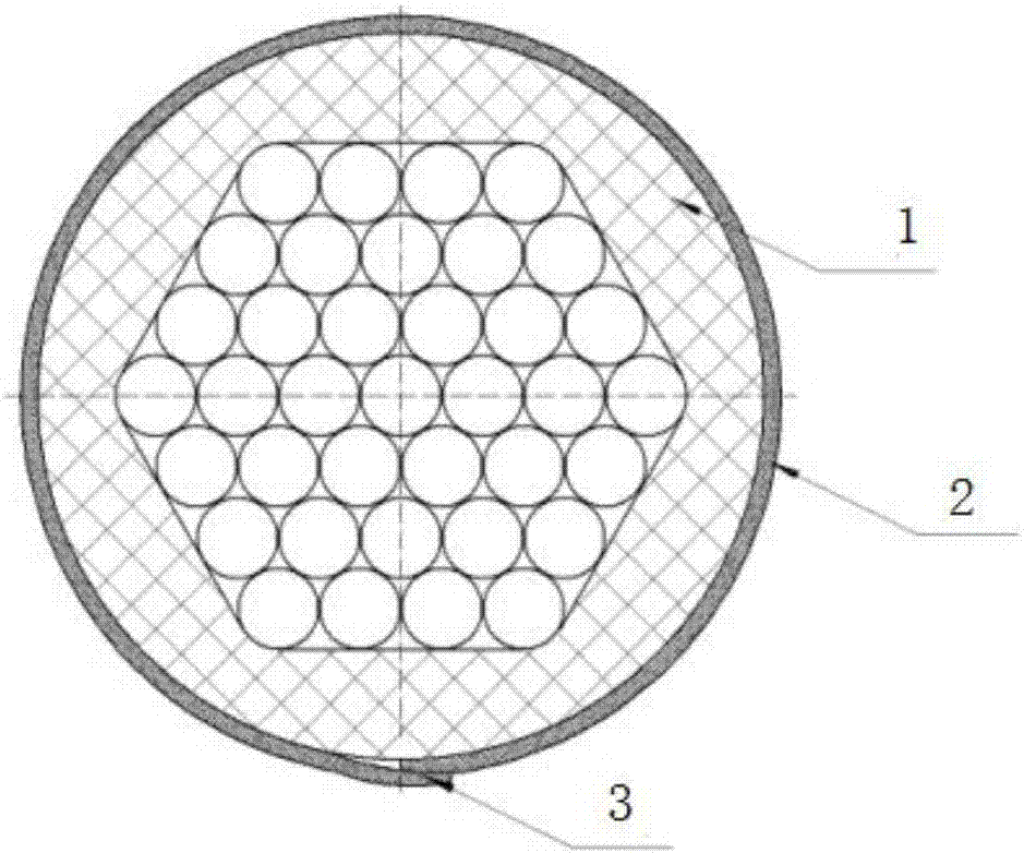 Method for coating inhaul cable body with PVF film