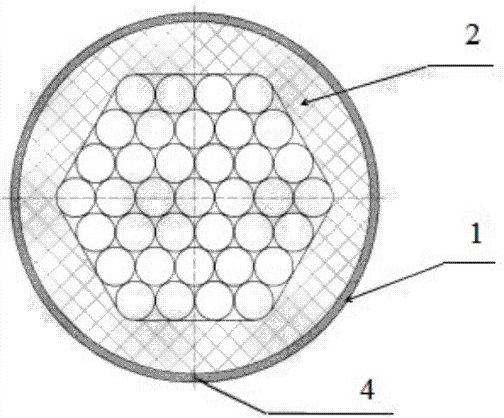 Method for coating inhaul cable body with PVF film