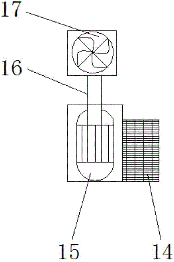 Intelligent paint spraying exhaust gas purification device