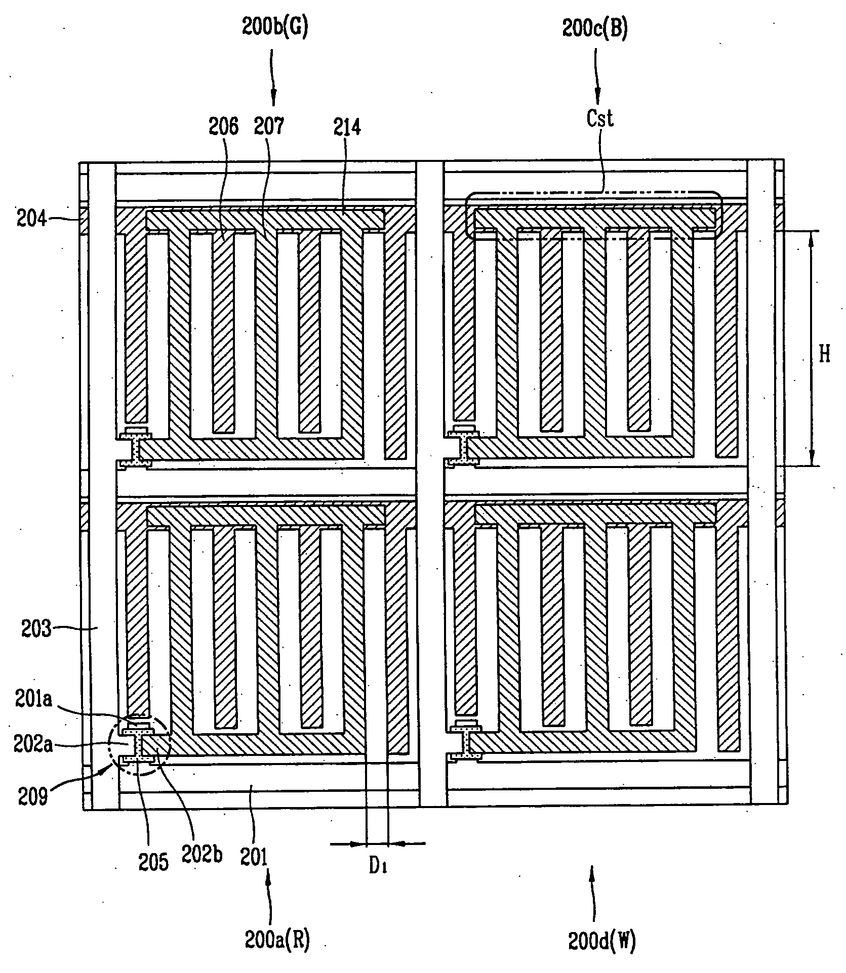 In plane switching mode liquid crystal display device and fabrication method thereof