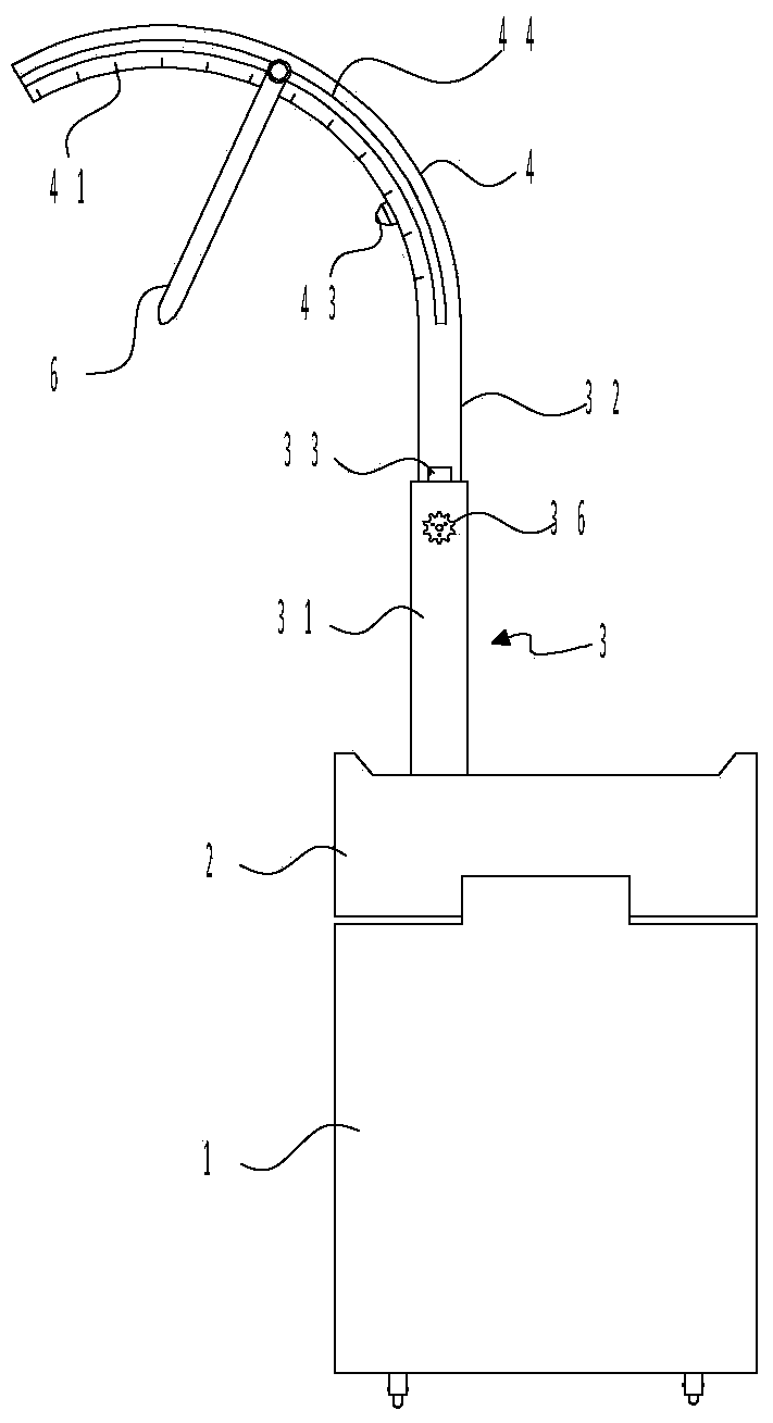 Chest puncture positioning device