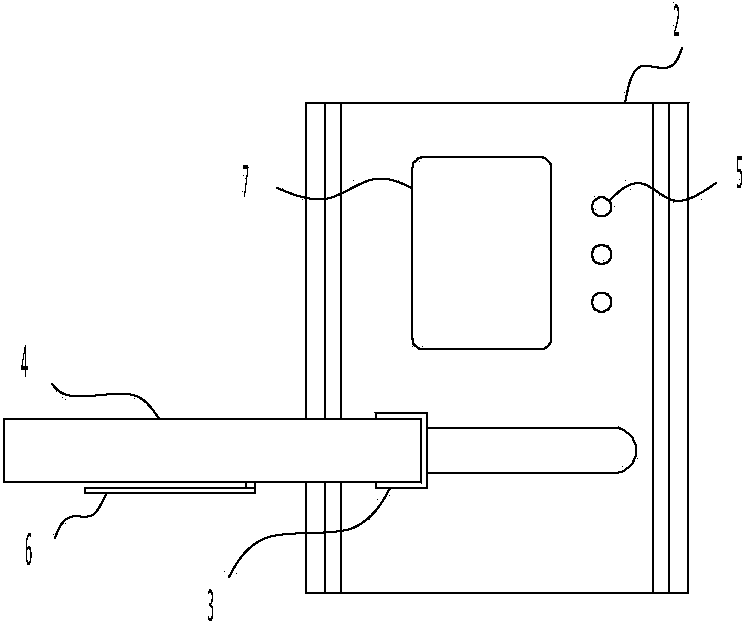 Chest puncture positioning device