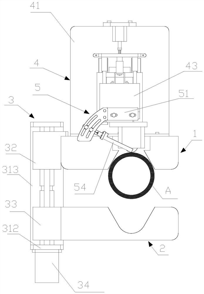 Cable stripping device