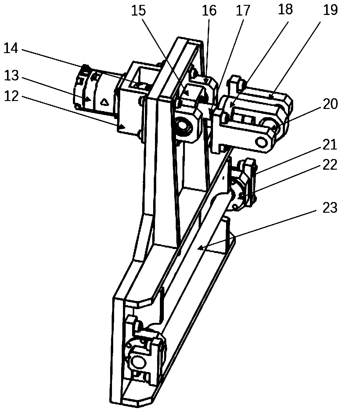 Reconfigurable man-machine coordination assembling system for aero-engine