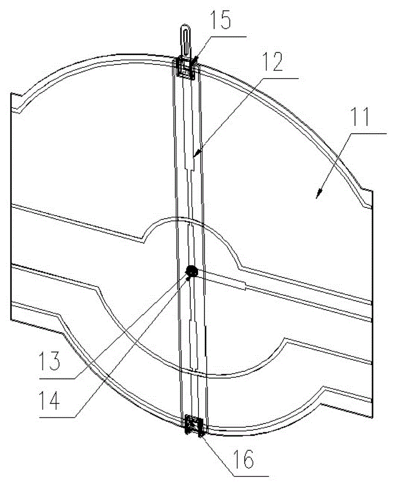 Symmetrical multichannel power division phase shifter of electro-governing antenna