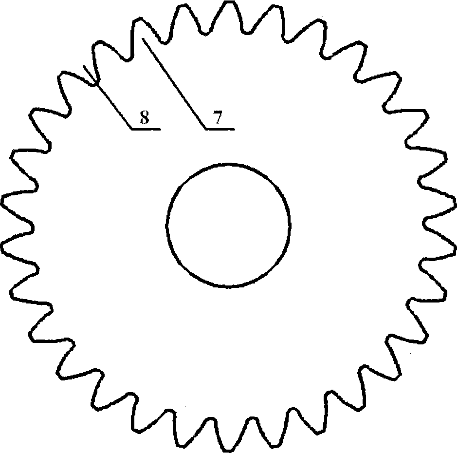 Tooth profile design of dual-pressure angle involute helical tooth externally-meshed cylindrical gear