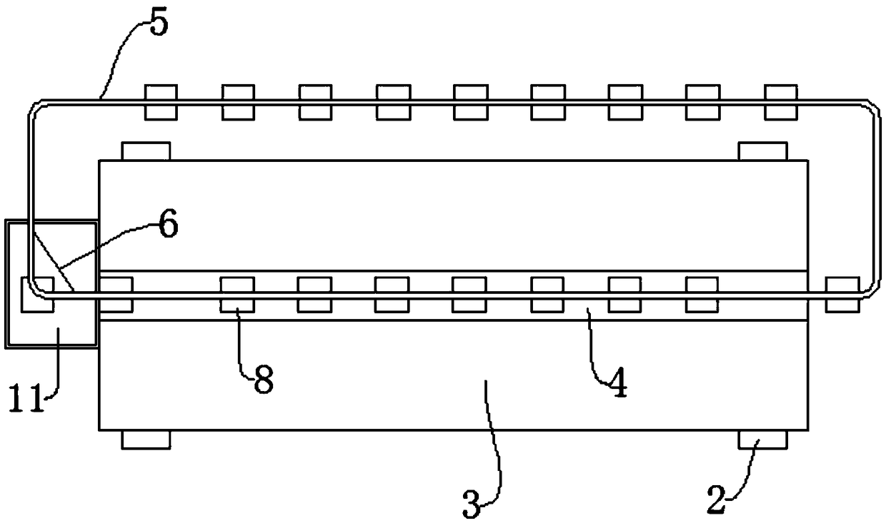 Edge-shearing material collecting device for production of automobile punching parts