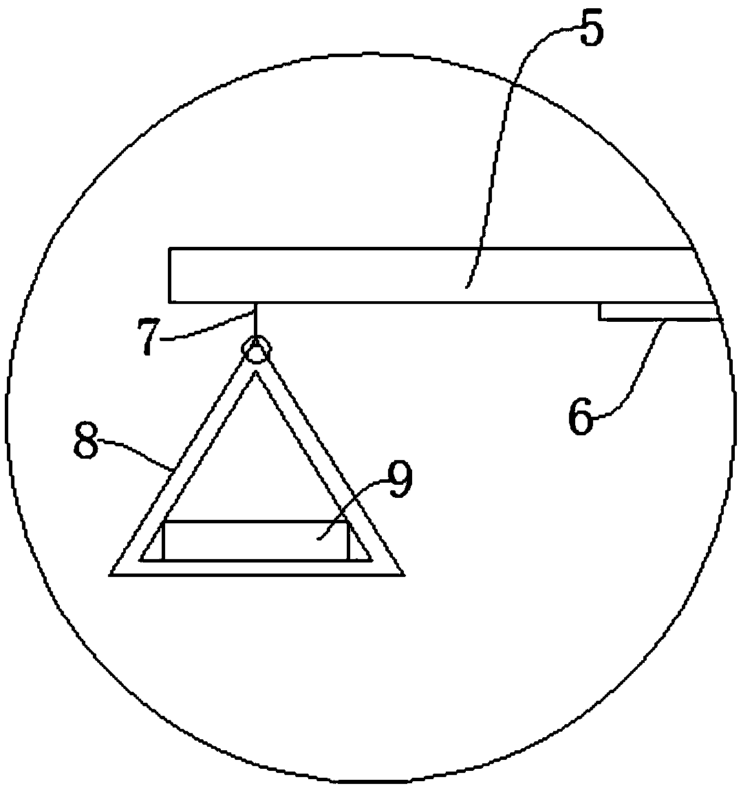 Edge-shearing material collecting device for production of automobile punching parts