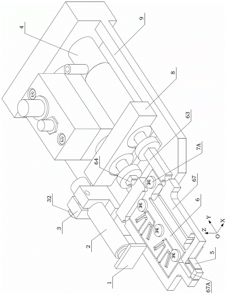 A micro gripper device with clamping and rubbing functions