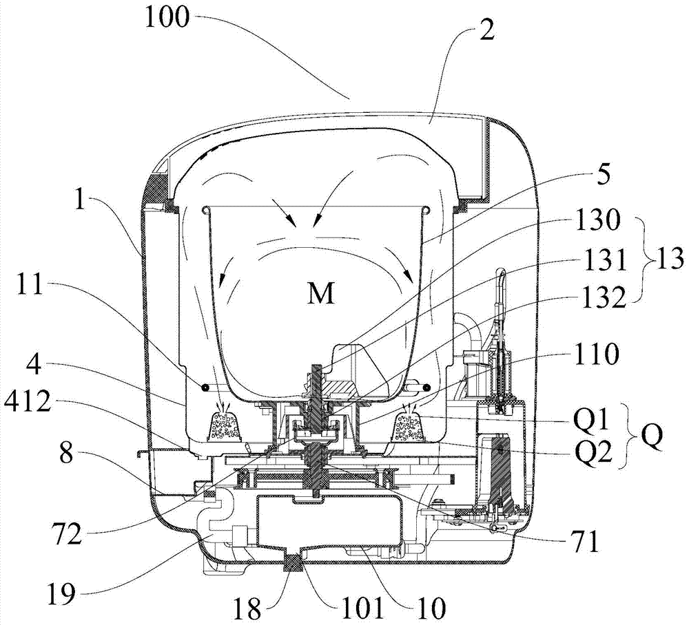 Bread machine with steaming function