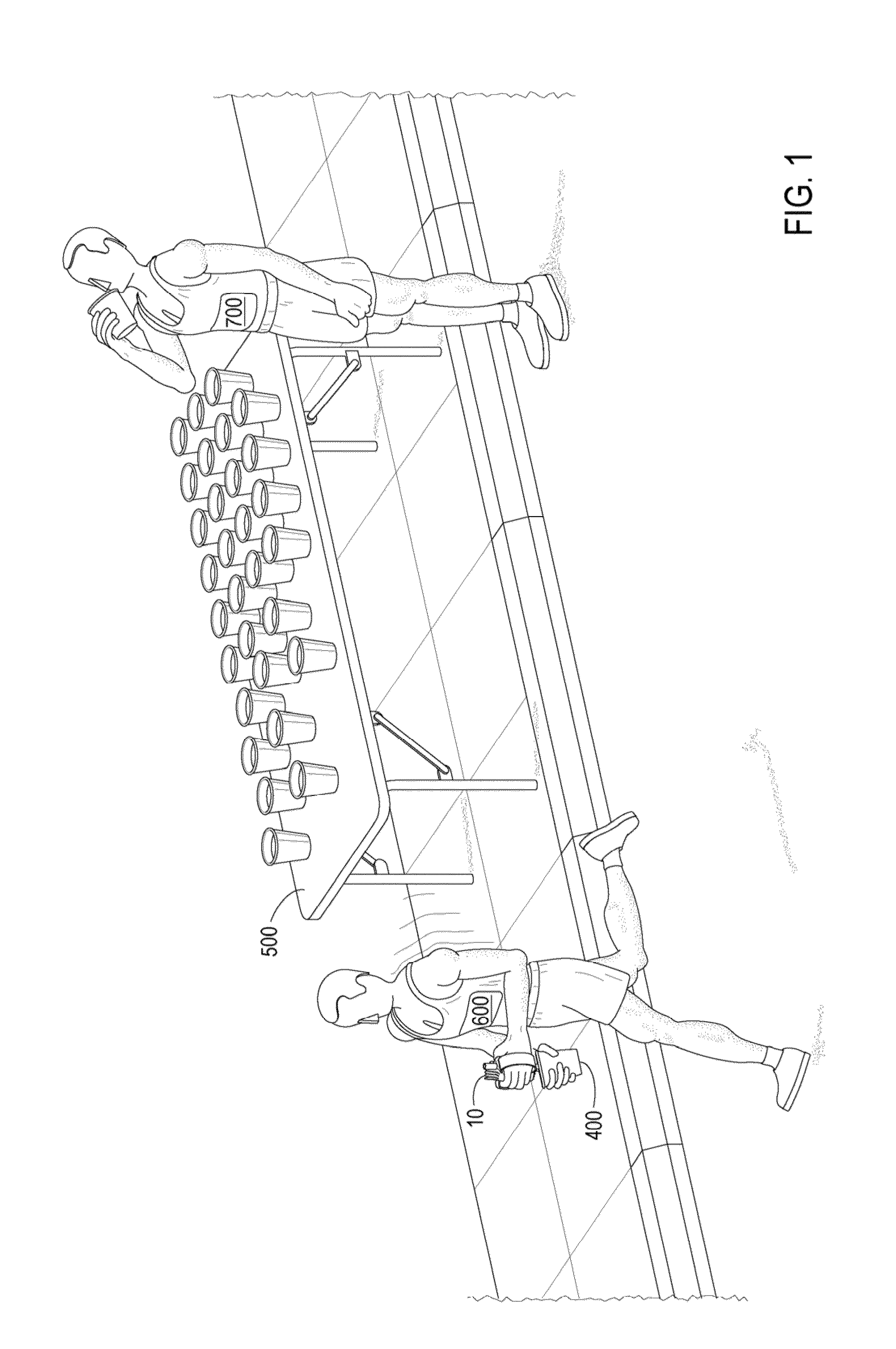 Hydration method employing replenishable drinking vessel