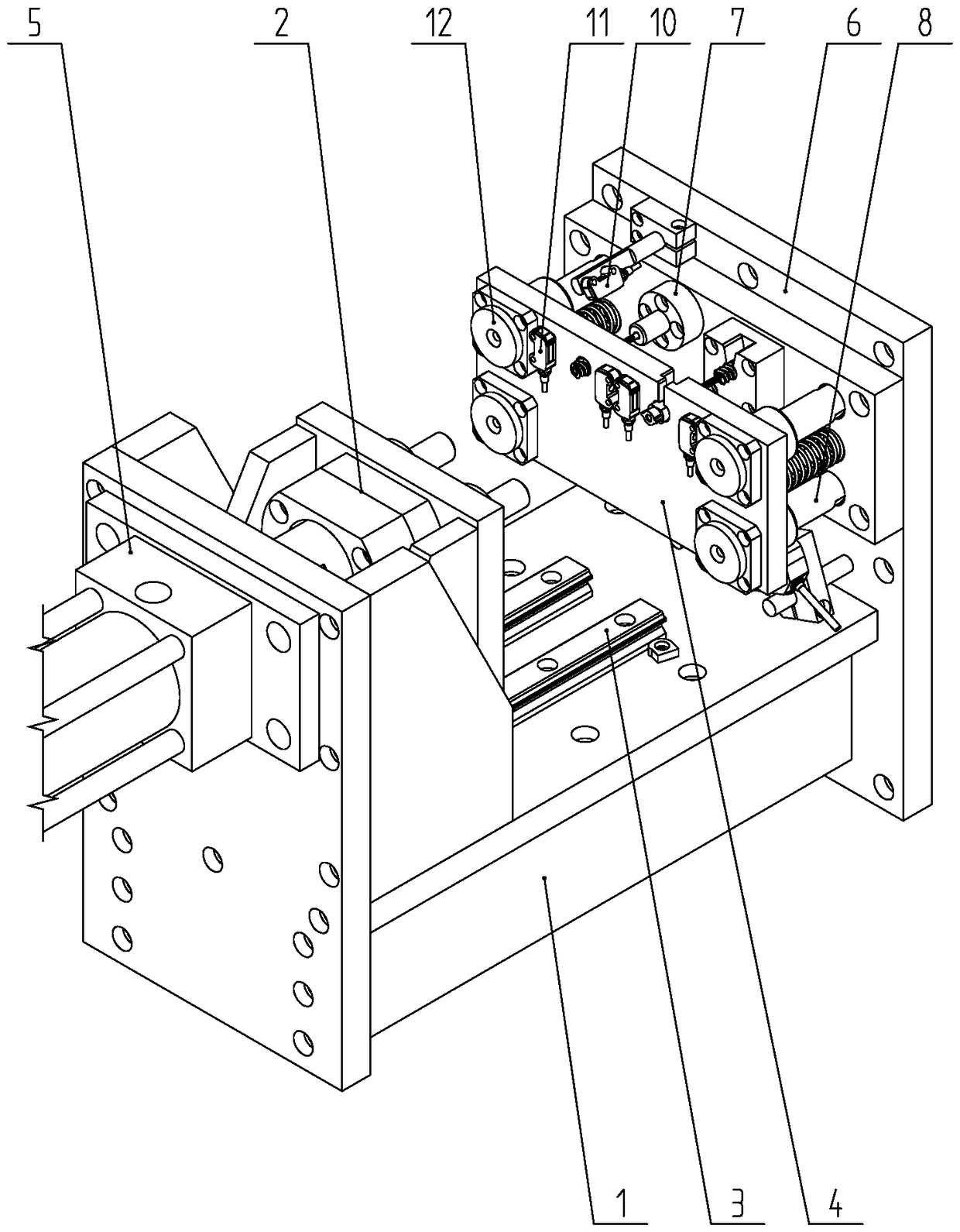 An automatic drilling machine with adjustable feed rate