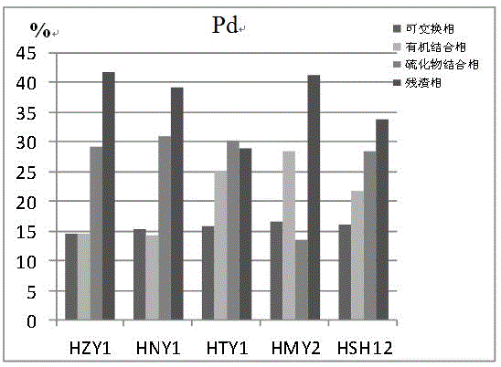 Phase state analytical method of Pt, Pd, and Au in black rock-type platinoid minerals