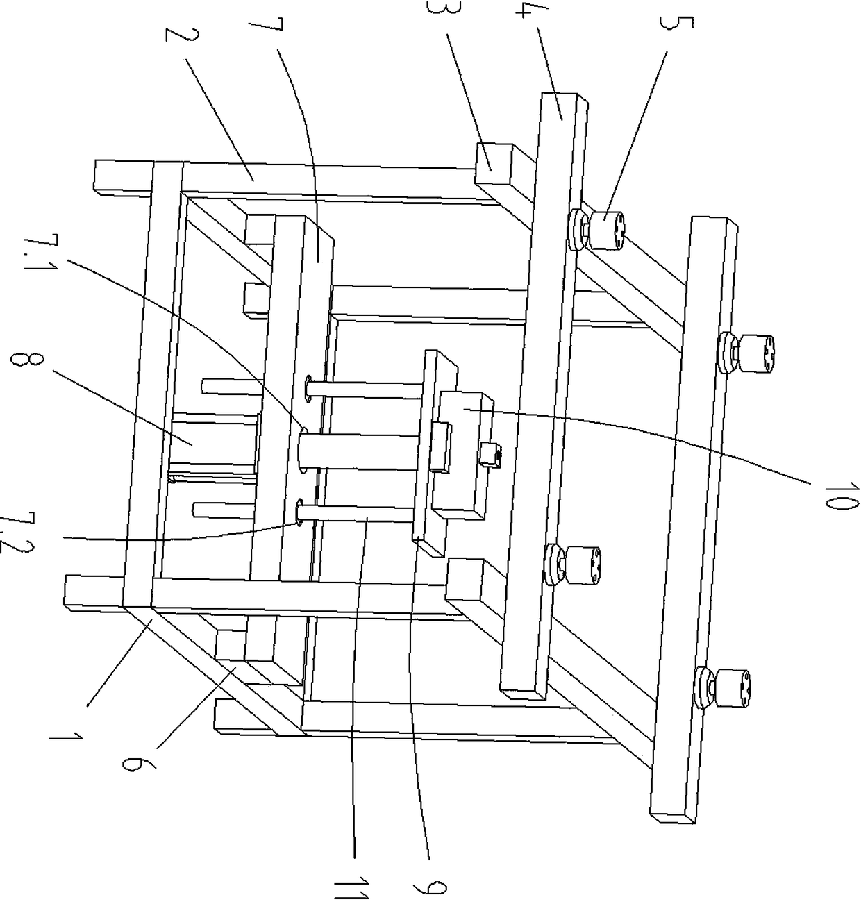 Testing method for glass deflection