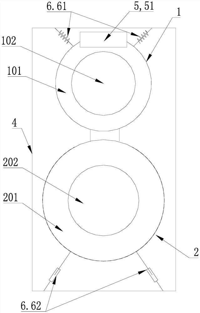 Double-drum washing machine