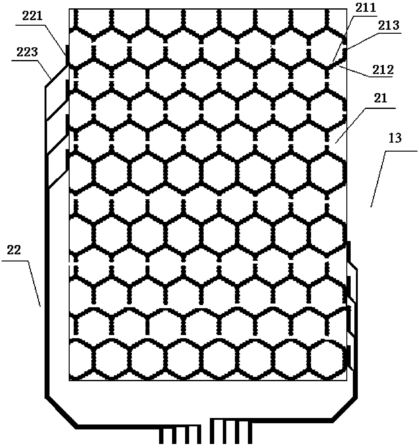 Transparent touch panel