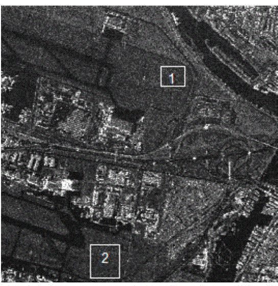 SAR image noise reduction method based on linear minimum mean square error estimation