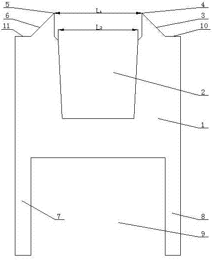 A guide blade dedicated to coaxial cable shielding