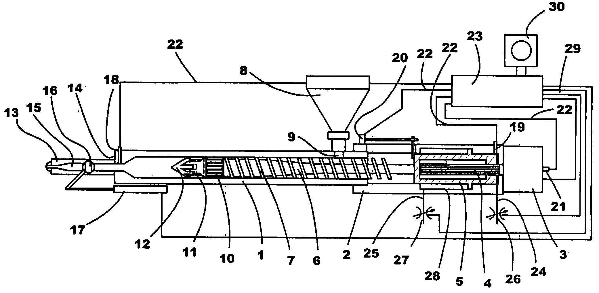 Injection molding method and apparatus for continuous plastication