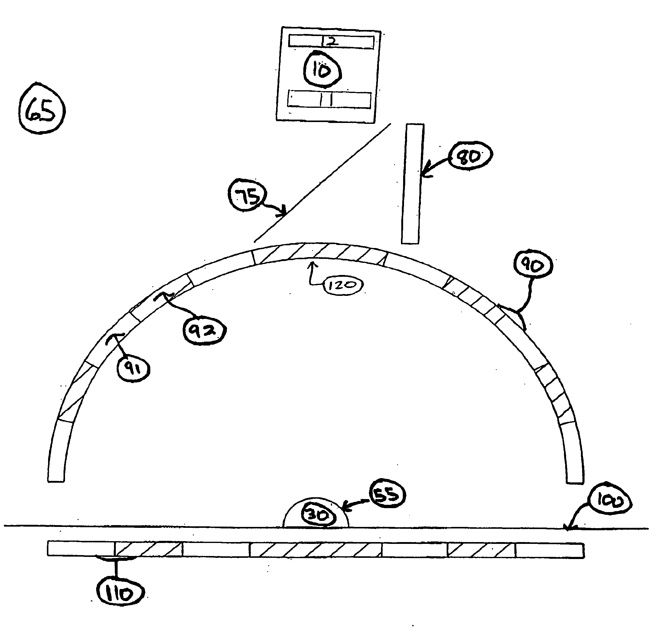 Patterned illumination method and apparatus for machine vision systems