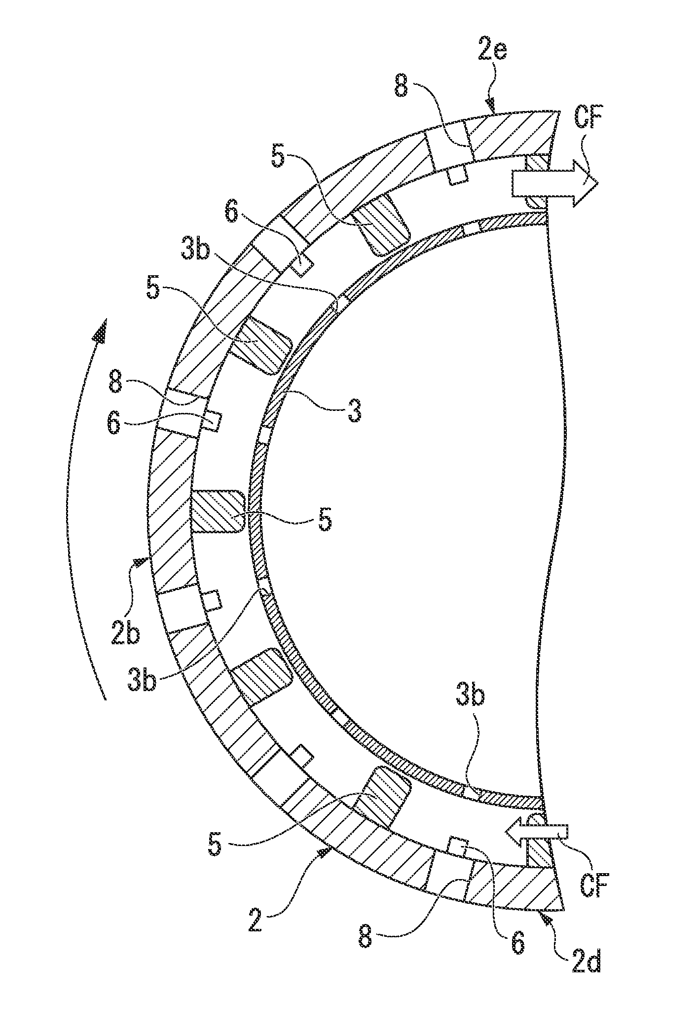 Impingement cooling mechanism, turbine blade and combustor