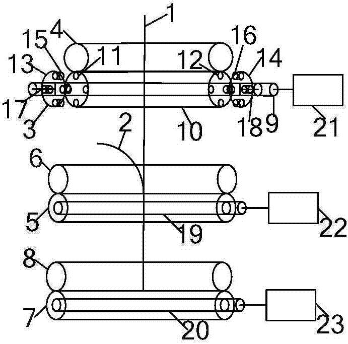 Rough yarn pulling-type feeding-controllable spinning device