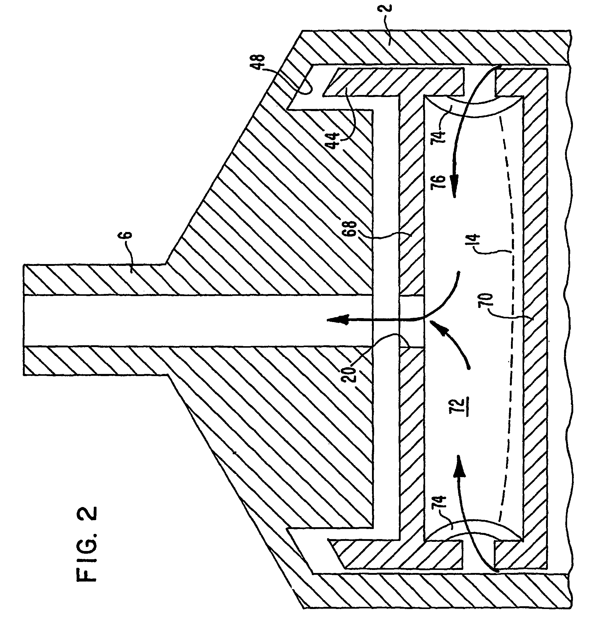 Method and apparatus for separating fluid components