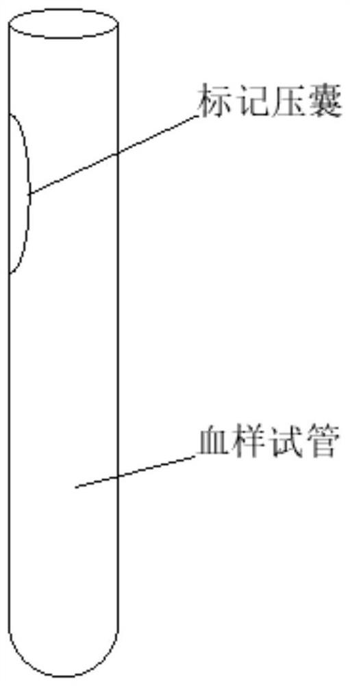 A label-free blood sample test tube based on physical examination blood collection and its use method