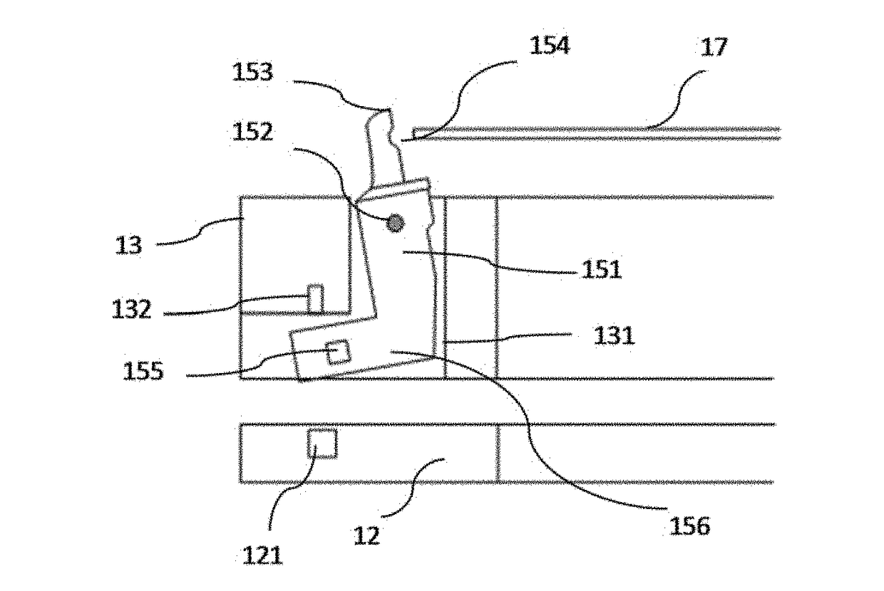 Device for holding and rotating plate shaped article