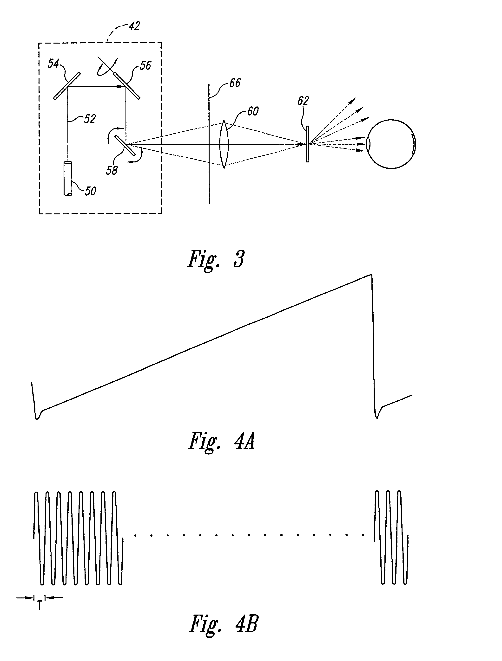 Electronically scanned beam display