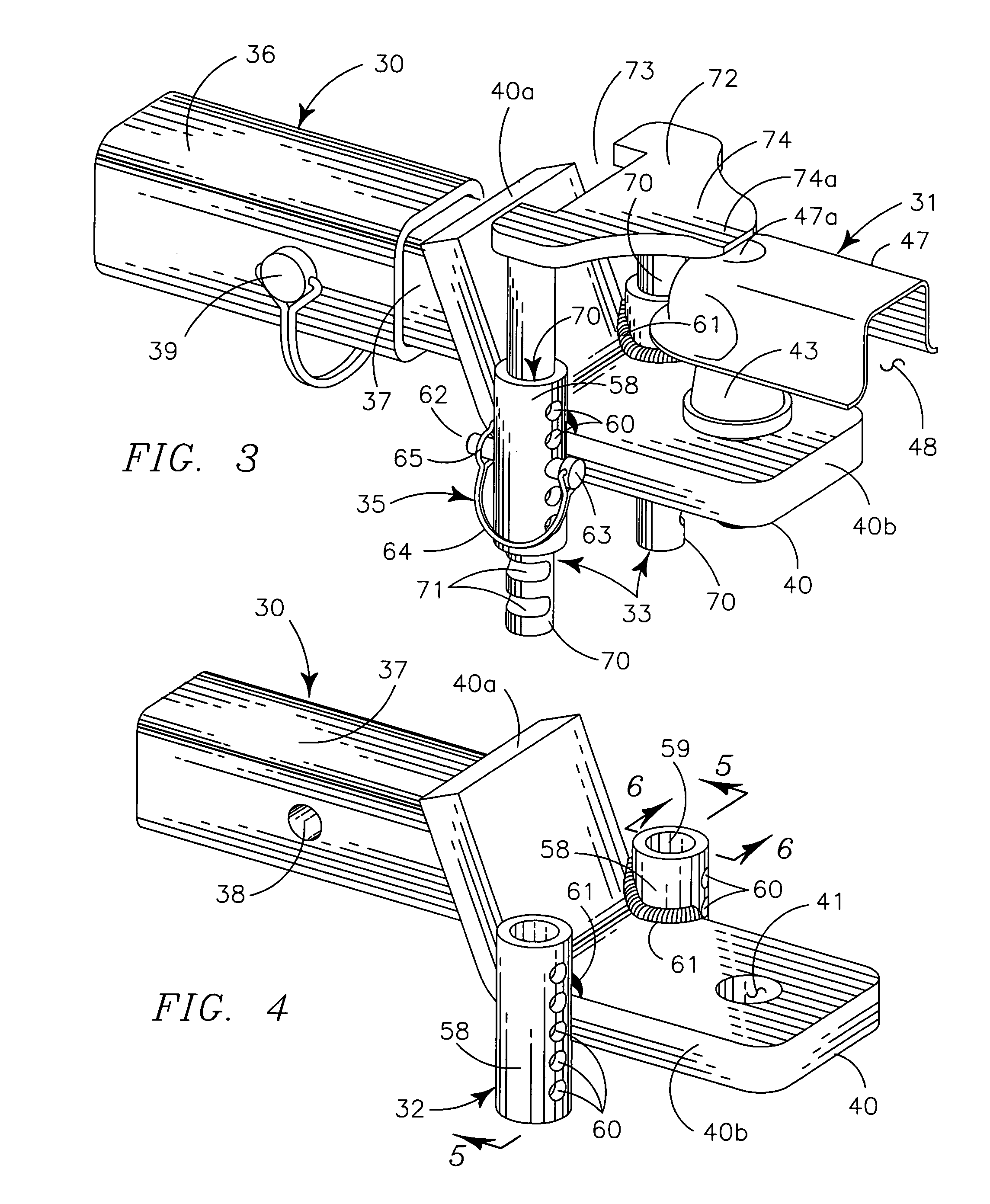 Hitch tongue integrated safety fastener for ball and socket hitch