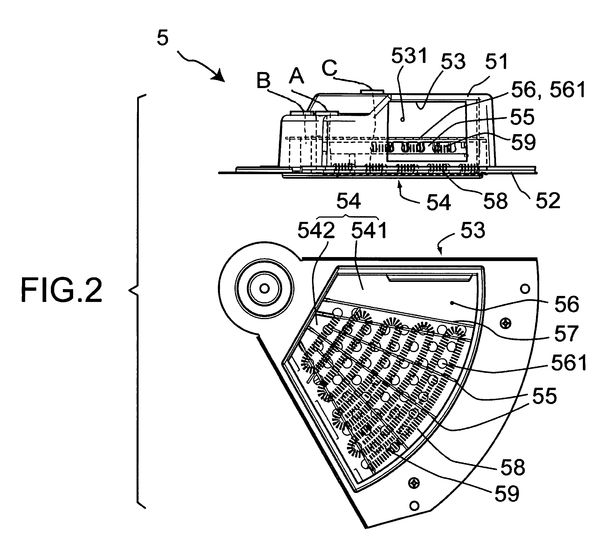 Heater device for desiccant rotor dehumidifier