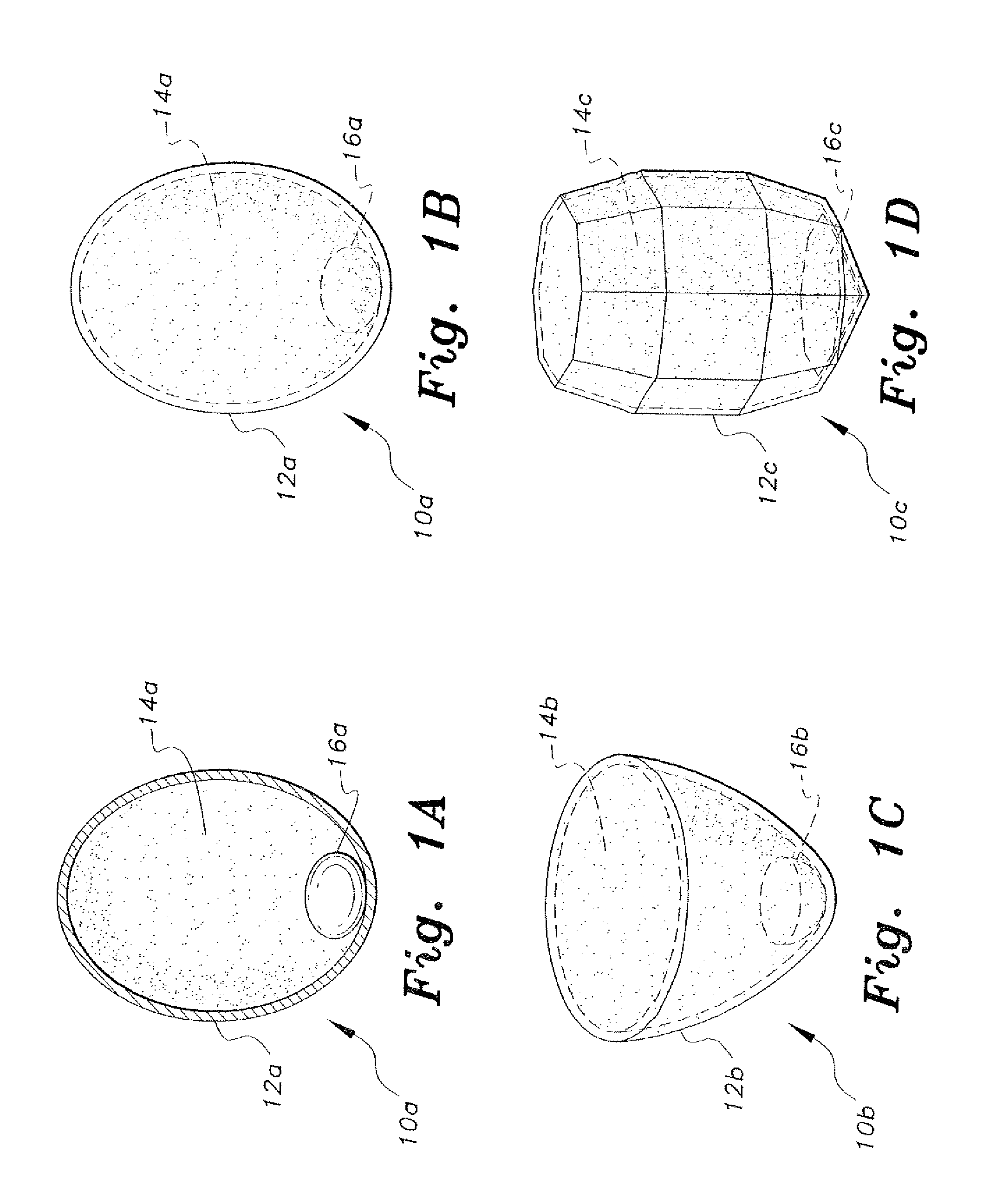 Gas burial disposal capsules