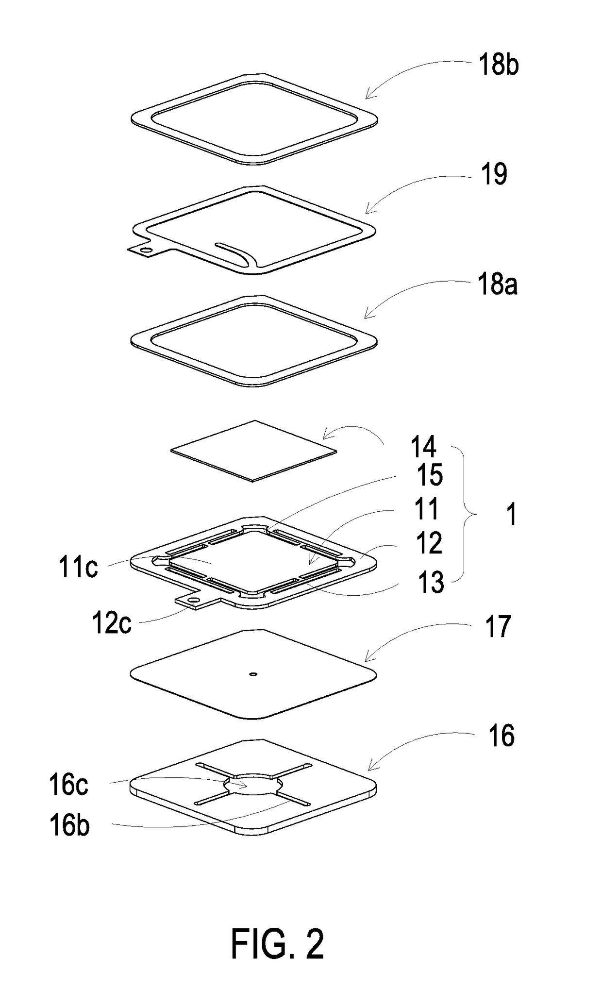 Actuating-type gas guiding device