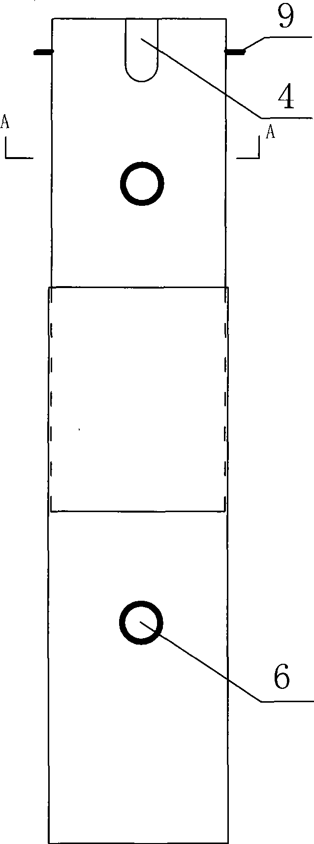 Gob-side entry retaining side support method of coal bed fully mechanized caving face